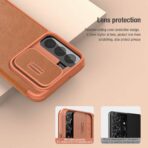 Torbica Nillkin Qin Pro za Samsung S906B Galaxy S22 Plus 5G crna - Slika 5