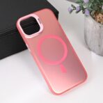 Torbica Magsafe Clear za iPhone 15 6.1 roze - Slika 3