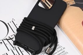 Torbica Crossbody za iPhone 13 Pro 6.1 crna