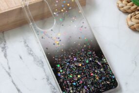 Torbica Silikonska Glitter za Honor 50/Nova 9 crna