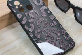 Torbica Shiny glass za Xiaomi Redmi 12C crna