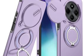 Torbica CamShield Ring stand za Xiaomi Redmi 14C/Redmi A4 ljubicasta