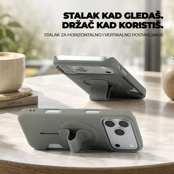 Torbica Magsafe GripCard za iPhone 17 Pro/18 Pro 6.3 tamno plava