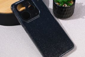 Torbica Sparkle Dust za Xiaomi Redmi Note 14 5G crna