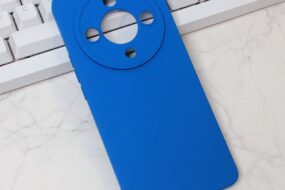 Torbica Silikon Pro Camera za Honor Magic 6 Lite plava