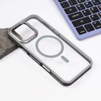 Torbica Magsafe Trendy za iPhone 16 Pro Max 6.9 siva