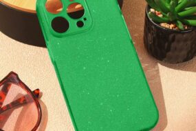 Torbica Sparkle Dust za iPhone 15 Pro 6.1 zelena