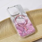 Torbica Magsafe Glitter za iPhone 15 Pro 6.1 roze - Slika 6