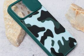Torbica Camera Army za iPhone 14 Pro Max 6.7 tamno zelena