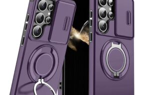 Torbica CamShield Ring stand za Samsung S948B Galaxy S26 Ultra ljubicasta