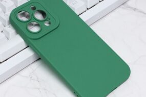 Torbica Silikon Pro Camera za iPhone 14 Pro 6.1 tamno zelena