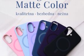 Torbica Magsafe Matte Color iPhone 15 Pro Max 6.7 tamno plava