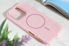 Torbica Magsafe Sparkle Dust za iPhone 16 Pro 6.3 roze