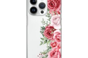 Torbica Silikonska Print Skin za iPhone 14 Pro 6.1 Wild Roses