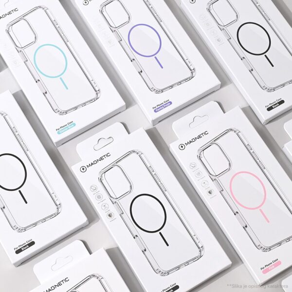 Torbica Magsafe Color Line za iPhone 15 6.1 crna