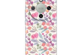 Torbica Silikonska Print za Honor Magic 8 Lite Watercolor Flowers