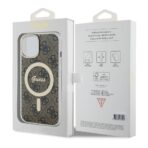 Torbica Guess Hc Magsafe IML 4G Pattern za iPhone 15 6.1 braon (GUHMP15SH4STW) - Slika 2