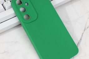 Torbica Silikon Pro Camera za Samsung S926B Galaxy S24 Plus zelena