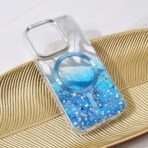 Torbica Magsafe Glitter za iPhone 15 Pro 6.1 plava - Slika 5
