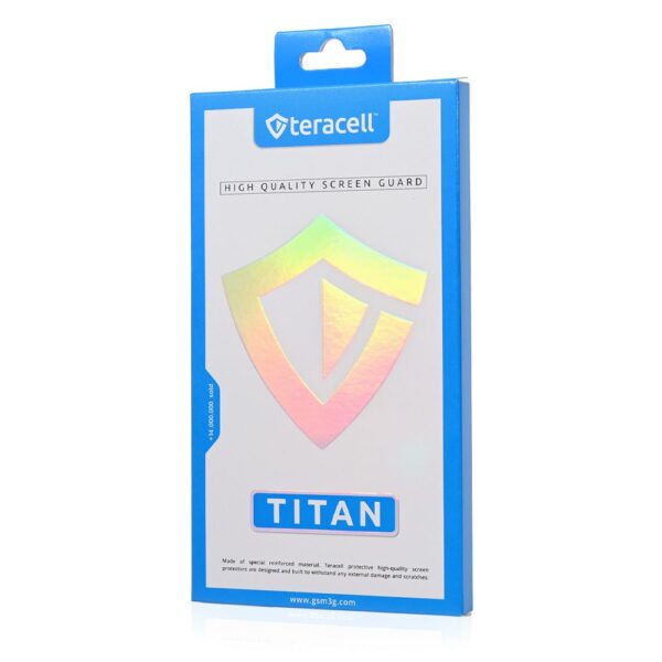 Zastitno staklo Tempered glass Teracell Titan 2.5D za iPhone 14 Pro Max 6.7 crni
