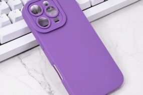 Torbica Silikon Pro Camera za iPhone 16 Pro 6.3 ljubicasta