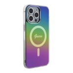 Torbica Guess Hc IML Magsafe Iridescent za iPhone 15 Pro 6.1 crna (GUHMP15LHITSK) - Slika 3