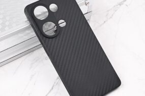 Torbica Carbon fiber za Xiaomi Redmi Note 14S (EU) crna