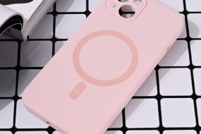 Torbica Magsafe Pure color za iPhone 15 6.1 roze