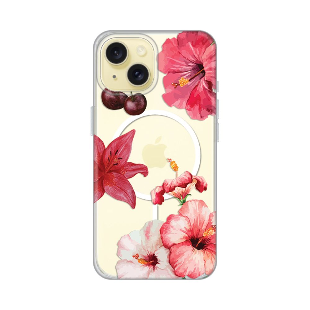 7c3f770a-5002-4459-ba86-92321d1ca181-Torbica-Print-Magsafe-za-iPhone-15-61-Hibiscus_w1000 Torbica Print Magsafe za iPhone 15 6.1 Hibiscus - Slika 1