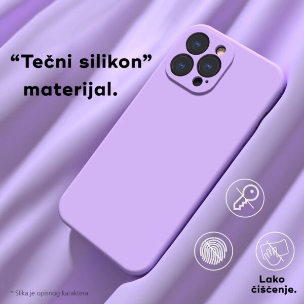 Torbica Teracell Soft Velvet za iPhone 17 Pro Max/18 Pro Max 6.9 tamno ljubicasta