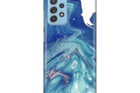 Torbica Silikonska Print za Samsung A525F/A526B/A528B Galaxy A52 4G/A52 5G/A52s 5G Blue Marble