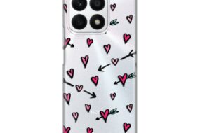 Torbica Silikonska Print Skin za Honor X8a Heart Pattern