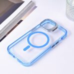 Torbica Magsafe transparent za iPhone 15 6.1 plava - Slika 5