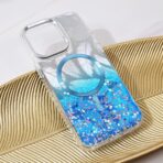 Torbica Magsafe Glitter za iPhone 15 Pro Max 6.7 plava - Slika 2