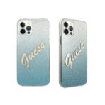 Torbica Guess Hc PC/TPU Script Glitter Gradient za iPhone 12/12 Pro 6.1 plava (GUHCP12MPCUGLSBL) - Slika 4