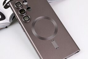 Torbica Magsafe Chrome za Samsung S928B Galaxy S24 Ultra siva