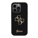 Torbica Guess Hc Fixed Glitter 4G Big Metal Logo za iPhone 15 Pro 6.1 crna (GUHCP15LHG4SGK) - Slika 5