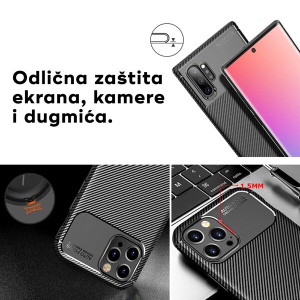 Torbica Defender Carbon za Xiaomi Redmi Note 12 Pro 5G (EU) crna
