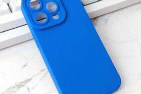 Torbica Silikon Pro Camera za iPhone 15 Pro 6.1 tamno plava