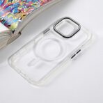 Torbica Magsafe Color Pop za iPhone 16 Pro 6.3 bela
