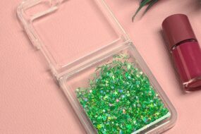 Torbica Glitter za Samsung F731B Galaxy Z Flip 5 5G zelena