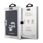 Torbica Karl Lagerfeld Saffiano BP Nft Karl&Choupette za iPhone 15 6.1 crna (KLBKP15SSANKCPK) - Slika 2