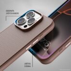 Torbica Magsafe Kevlar za iPhone 16 Pro 6.3 siva - Slika 2