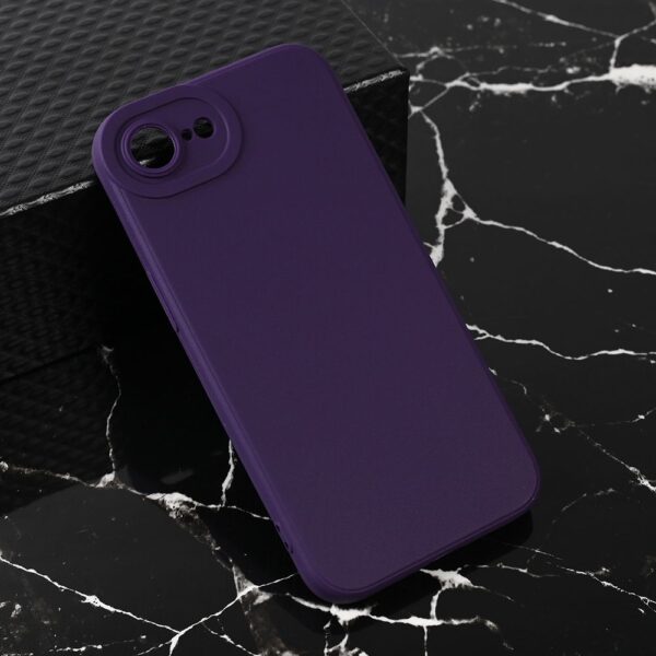 Torbica Teracell Giulietta za iPhone 16e/17e 6.1 mat tamno ljubicasta