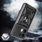 Torbica Hard Shield za Xiaomi Redmi Note 14 4G (SRB) crna - Slika 3