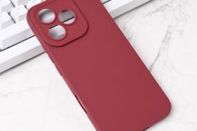 Torbica Silikon Pro Camera za Honor 400 Lite bordo