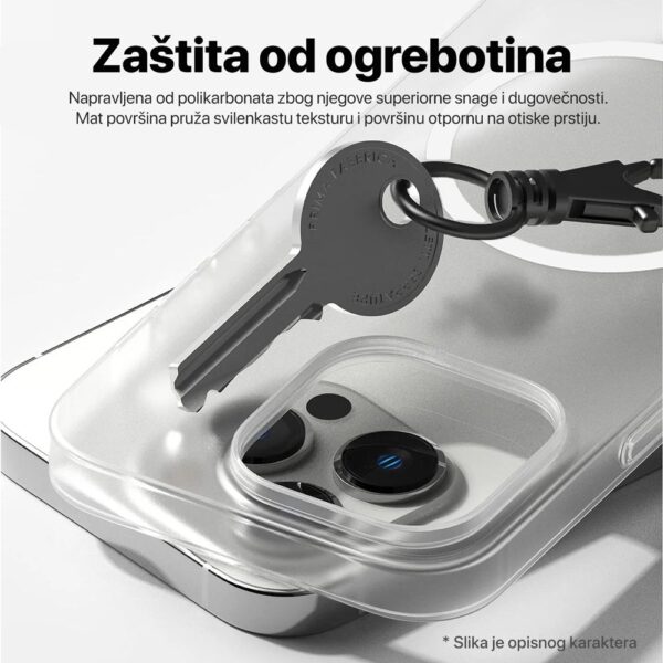 Torbica Magsafe Matte PC za Samsung S936B Galaxy S25 Plus siva