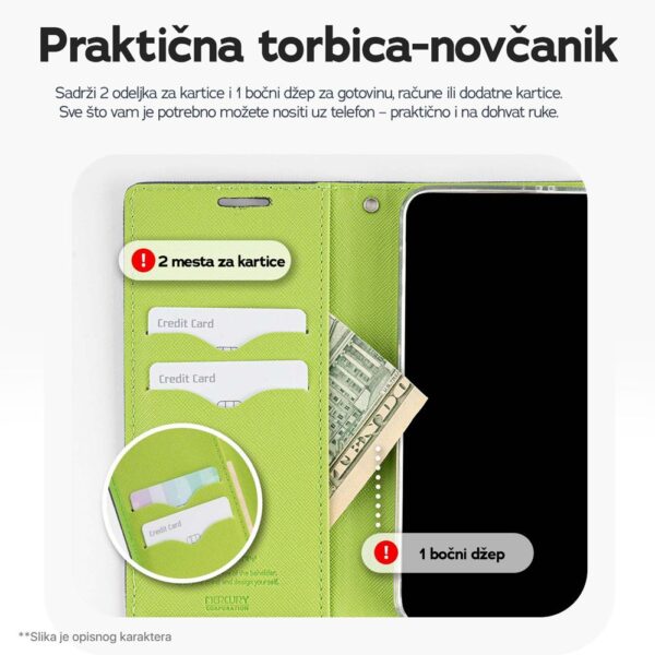 Torbica Mercury za Samsung A376B Galaxy A37 5G crna