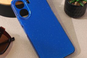 Torbica Sparkle Dust za Xiaomi Redmi 13C tamno plava