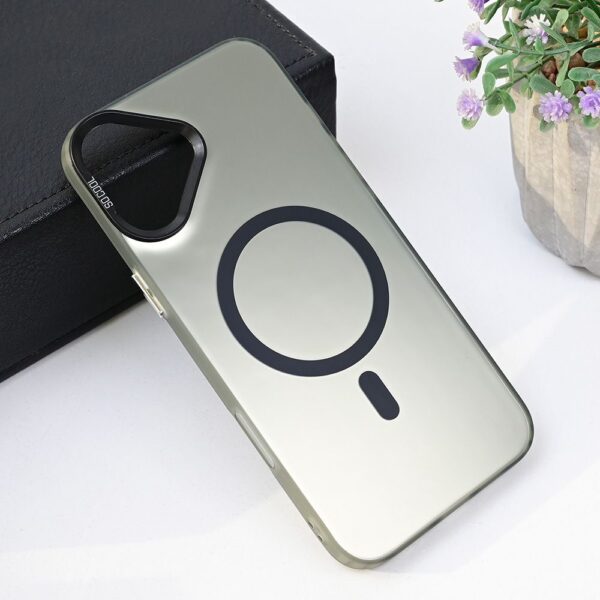 Torbica Magsafe Clear za iPhone 16 Plus 6.7 crna